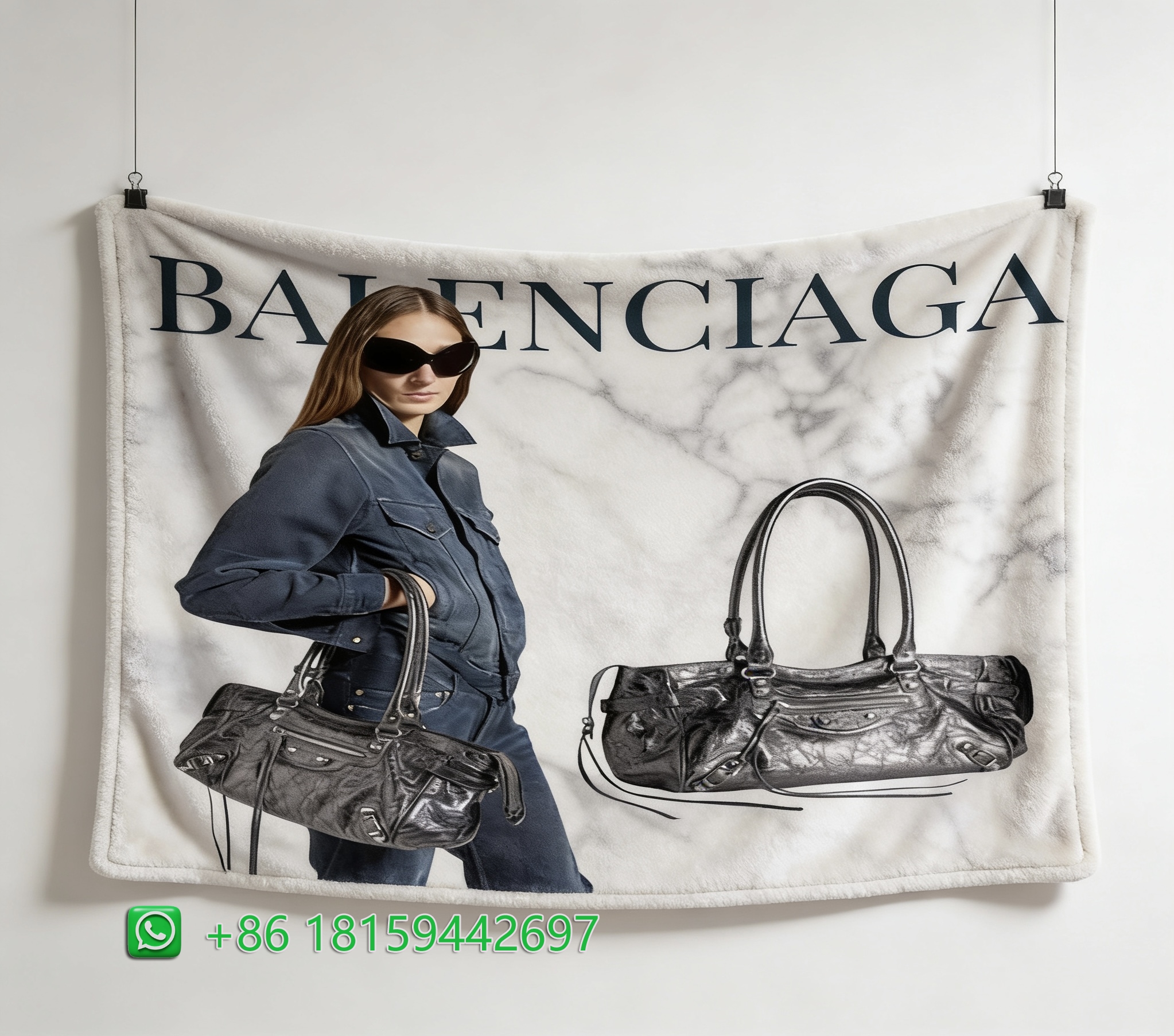 Balenciaga Throw Blankets